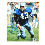 Charlie Waters Signed Cowboy Jersey, Charlie Waters Signed Cowboys Throwback Speed Mini Helmet, Cliff Harris Signed Cowboy Jersey, & Cliff Harris Signed Cowboys 8x10 Photo