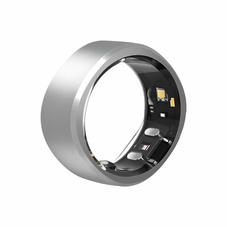 BOR-01 Smart Ring Moonlit Silver w/ Black Packaging (8)