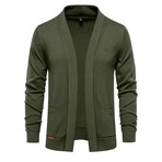 Open Front Cardigan // Dark Green (M)