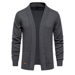 Open Front Cardigan // Dark Gray (L)