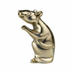 Baccarat Zodiac Crystal 2020 The Year of The Rat Gold Figurine // 2813062