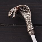 Cobra Head Walking Cane Sword // Hidden Sword // 7309