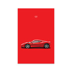 Ferrari 458 Italia Print on Acrylic Glass by Mark Rogan (16"H x 24"W x 0.25"D)