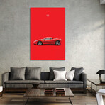 Ferrari 458 Italia Print on Acrylic Glass by Mark Rogan (16"H x 24"W x 0.25"D)