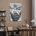 Dear, Basketball Print on Acrylic Glass by Josiah Jones (16"H x 24"W x 0.25"D)