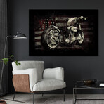 American Muscle: Motorcycle II Print on Acrylic Glass by 33 Broken Bones (24"H x 16"W x 0.25"D)