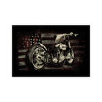 American Muscle: Motorcycle II Print on Acrylic Glass by 33 Broken Bones (24"H x 16"W x 0.25"D)