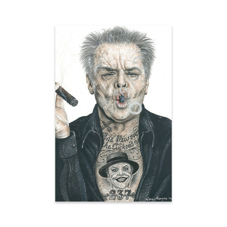 OG Nicholson Print on Acrylic Glass by Inked Ikons (16"H x 24"W x 0.25"D)