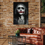 The Joker Print on Acrylic Glass by Inked Ikons (16"H x 24"W x 0.25"D)