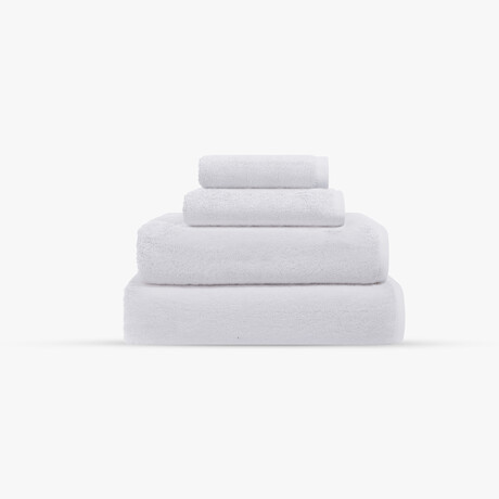 Puresoft 2 Pieces Turkish Bath Towels Set (White)