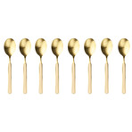 Fantasia Ice Gold Espresso Spoon Set // 8 Pcs. (Ocher Ice Gold)