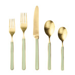 Fantasia Ice Gold Flatware  Set // 20 Pcs. (Black)