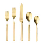 Fantasia Ice Gold Flatware  Set // 20 Pcs. // Mustard (Black)