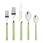 Fantasia Flatware Set // 20 Pcs. (Acid Green)