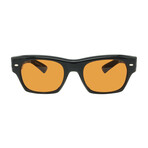 Mens OV5514SU 149253 Square Sunglasses // Black + brown