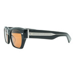 Mens OV5514SU 149253 Square Sunglasses // Black + brown