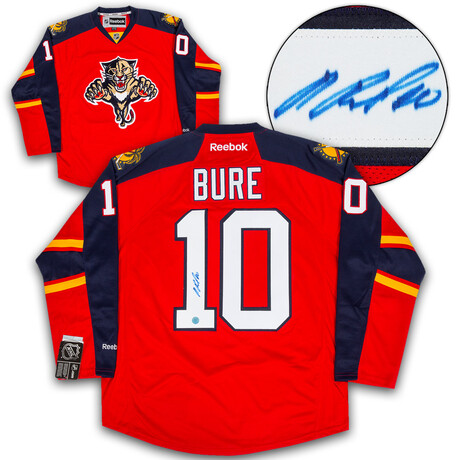 Pavel Bure Florida Autographed RBK Jersey