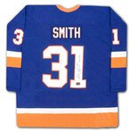 Billy Smith Autographed Blue New York Islanders Jersey