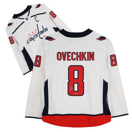 Alexander Ovechkin Signed Washington Capitals White Jersey