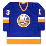 Billy Smith Autographed Blue New York Islanders Jersey