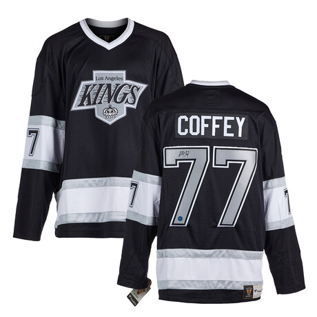 Paul Coffey Los Angeles Signed Retro FNTCS Jersey