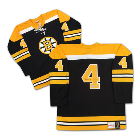 Bobby Orr // Boston Bruins // Mitchell & Ness Jersey - Signed -