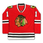 Glenn Hall Autographed Red Chicago Blackhawks Jersey