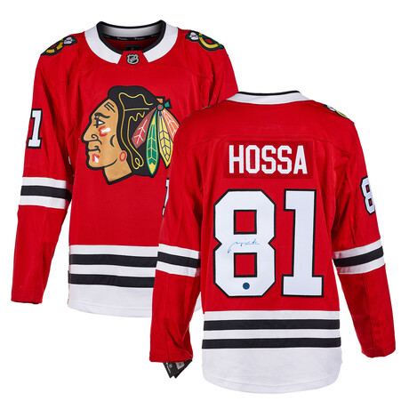 Marian Hossa Chicago Autographed FNTCS Jersey