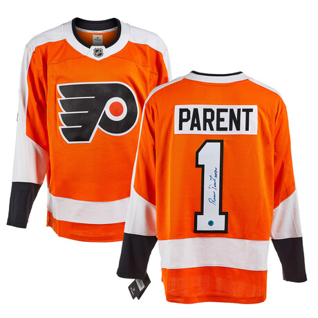 Bernie Parent Philadelphia Autographed FNTCS Jersey