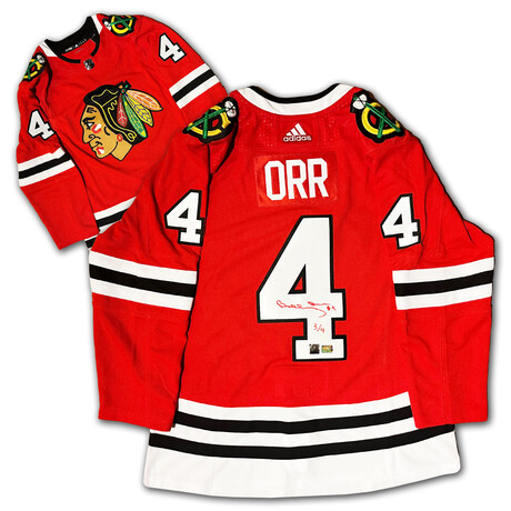 Bobby Orr Signed & Numbered 3/4 Chicago Blackhawks Jersey - GNR COA