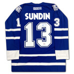 Mats Sundin Autographed CCM Blue Toronto Maple Leafs Jersey