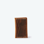 Micro Wallet // Antique Brown