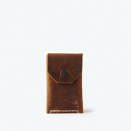 Micro Wallet // Antique Brown