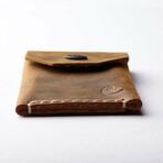 Micro Wallet // Antique Brown