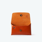 Double Closure Wallet // Cognac