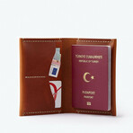 Passport Sleeve // Cognac