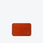 3 Slot Card Wallet // Cognac