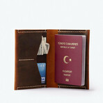 Passport Sleeve // Antique Brown