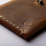 Micro Wallet // Antique Brown