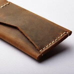 Micro Wallet // Antique Brown