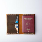 Passport Sleeve // Antique Brown