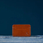 3 Slot Card Wallet // Cognac
