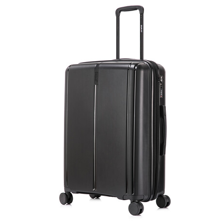 DUKAP Airley Lightweight Hardside Spinner Luggage 24" // Black