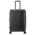 DUKAP Airley Lightweight Hardside Spinner Luggage 24" // Black