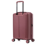 DUKAP Airley Lightweight Hardside Spinner Luggage 20" Carry-On // Wine