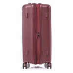 DUKAP Airley Lightweight Hardside Spinner Luggage 24" // Wine