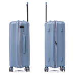 DUKAP Airley Lightweight Hardside Spinner 3 Piece Luggage Set  20"/24"/28" // Blue