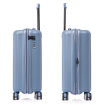 DUKAP Airley Lightweight Hardside Spinner Luggage 20" Carry-On // Blue