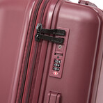 DUKAP Airley Lightweight Hardside Spinner Luggage 20" Carry-On // Wine