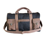 Leather Travel Bag (Black)